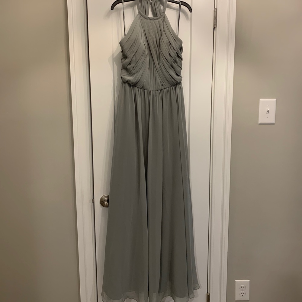 Gray Bridesmaid Dress